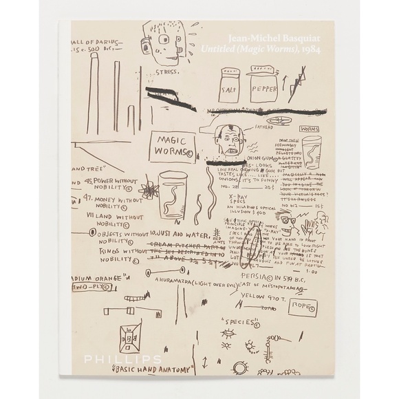 Check out Jean-Michel JEAN-MICHEL BASQUIAT: Untitled (Magic Worms), 1984 - Phillips, 2018